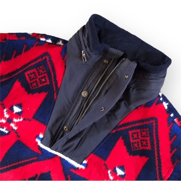 Rare Polo By Ralph Lauren Fleece Pullover Classic Americana - Size M - Picture 3 of 13